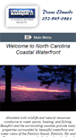 Mobile Screenshot of northcarolinacoastalwaterfront.com